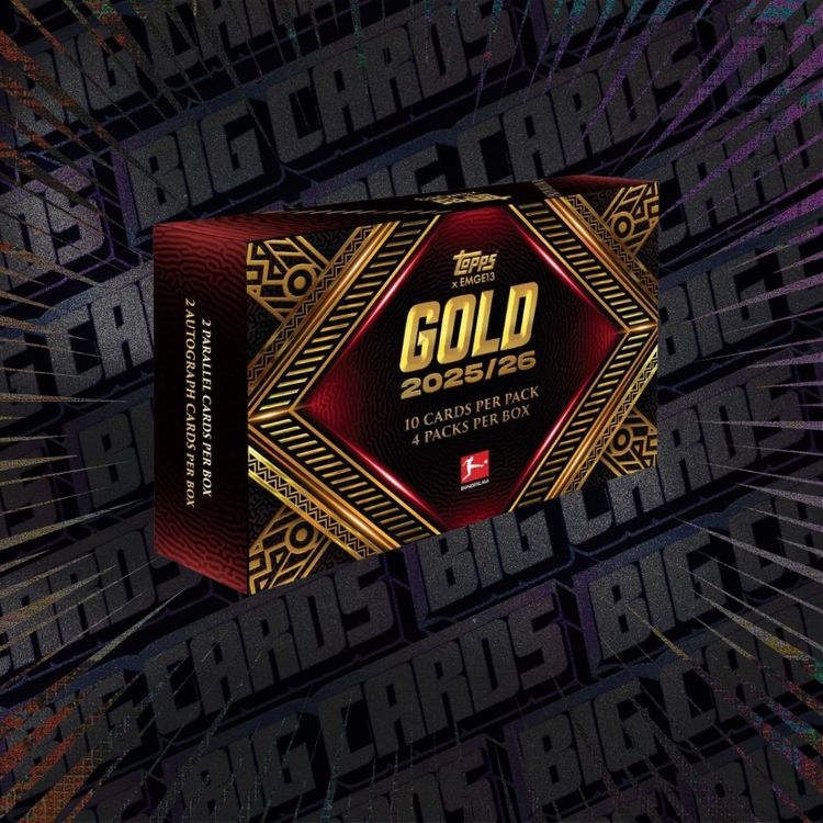 2025-26 Topps Bundesliga Gold Hobby Box